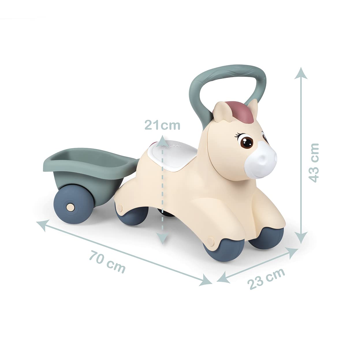 smoby-little-smoby-pony-baby-rutscher-mit-anh-nger image 4