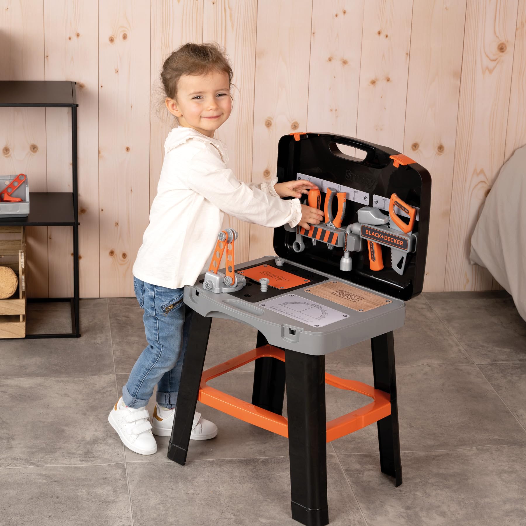 smoby-black-decker-bricolo-smart-werkzeugkoffer-werkbank-ab-3-jahren image 6