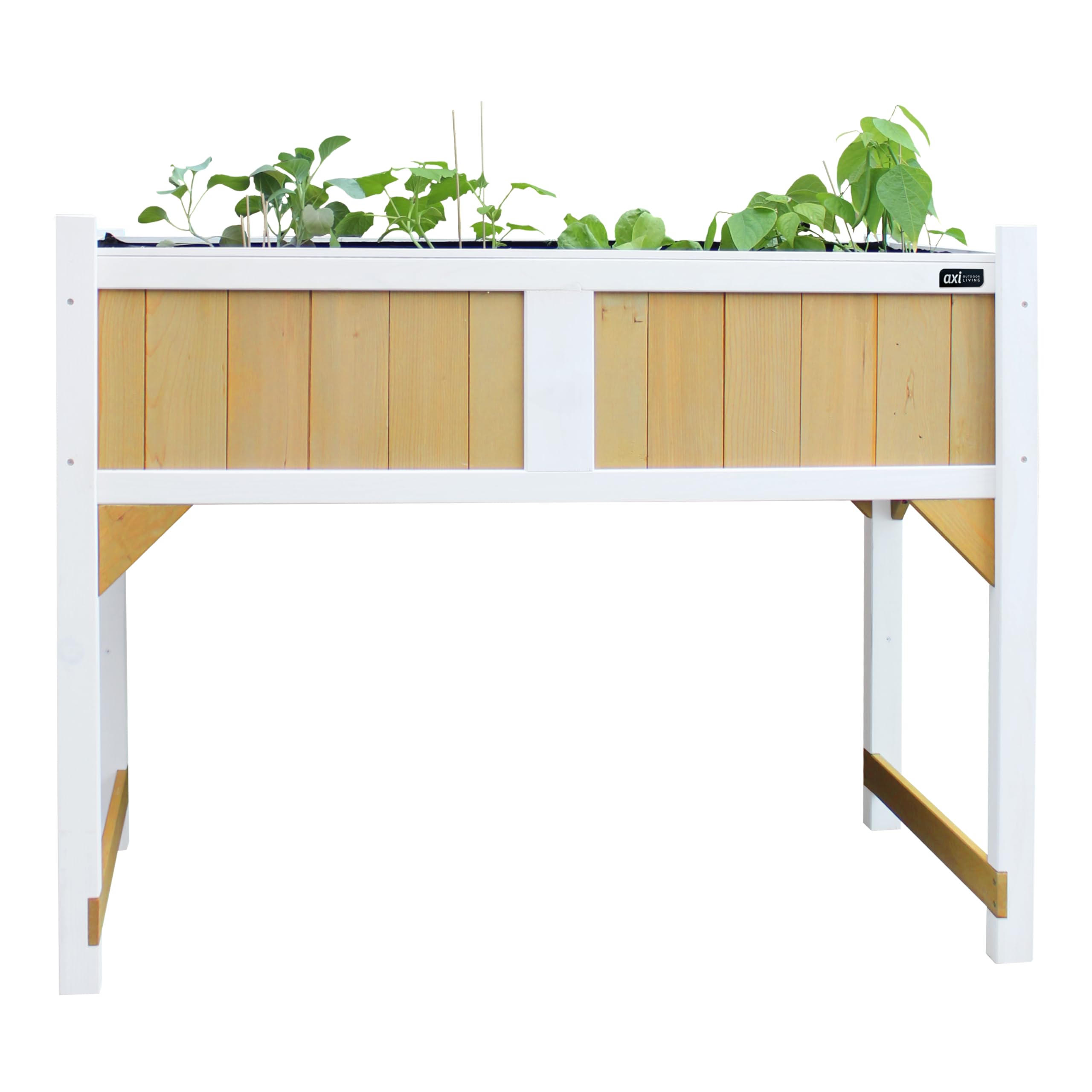 axi-classic-hochbeet-holz-braun-wei-120x54x90-cm-auf-stelzen image 1