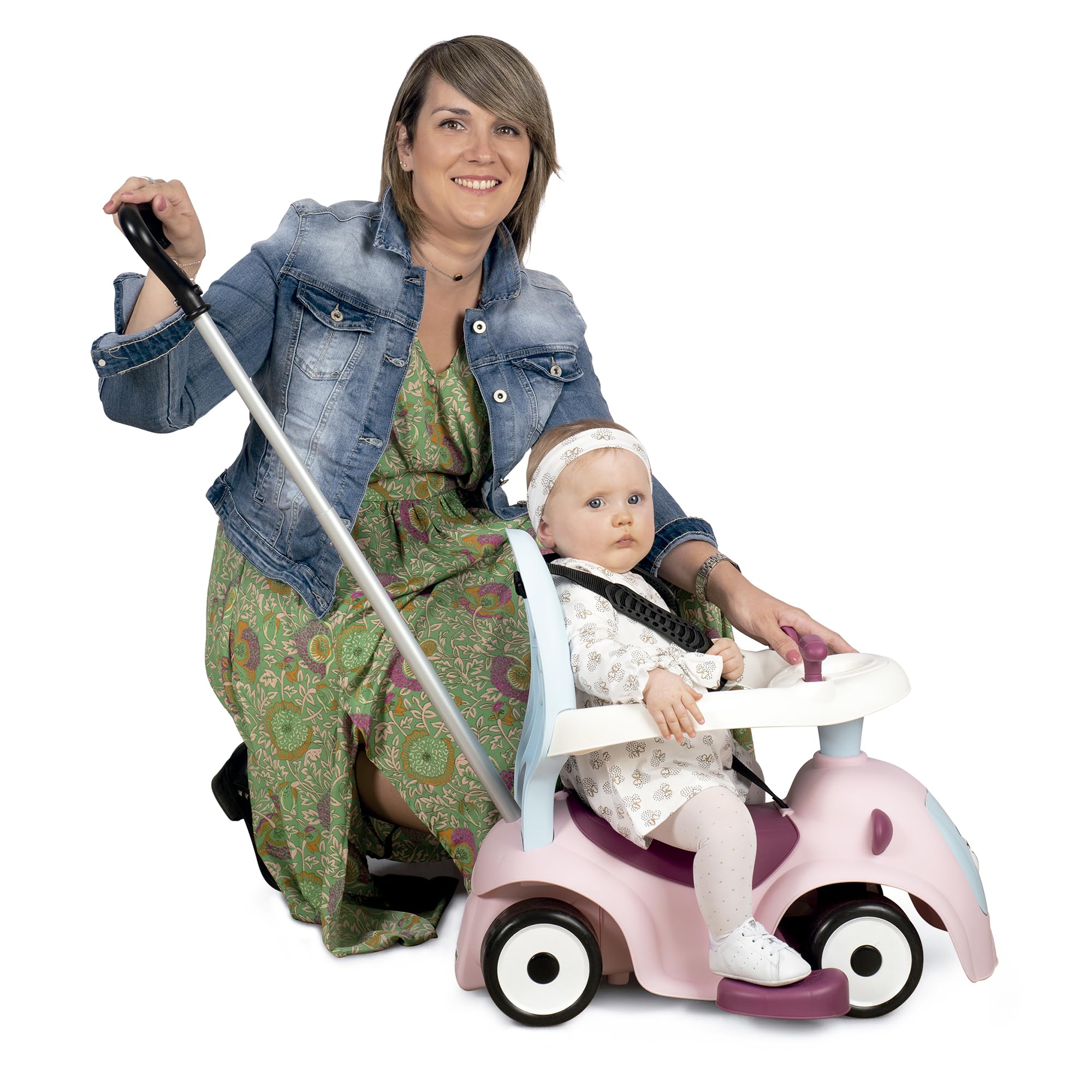 smoby-life-maestro-balade-rutscher-rosa-ab-6-monate-mit-schubstange image 6