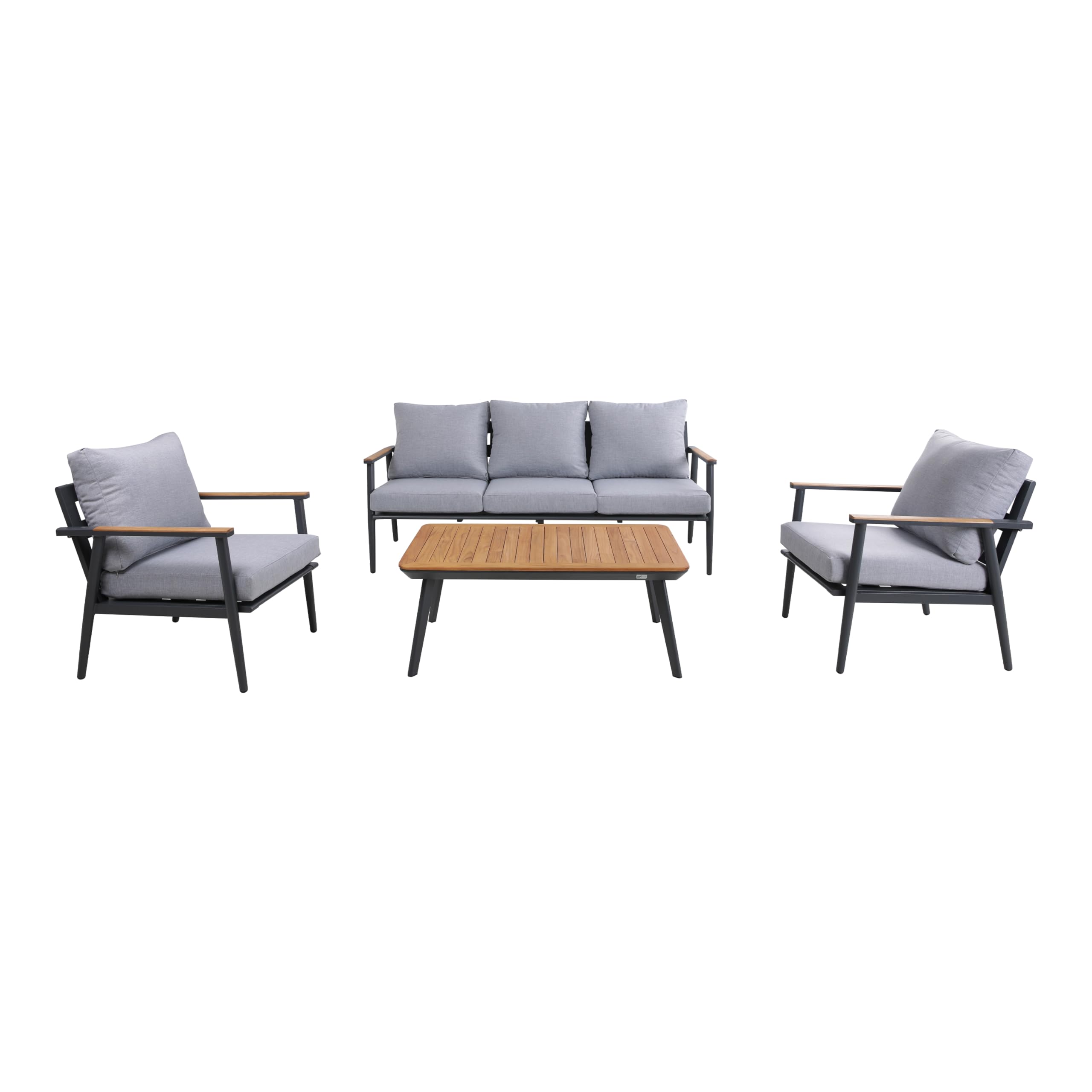 axi-bibi-loungeset-4-teilig-teak-anthrazit-f-r-5-personen image 1