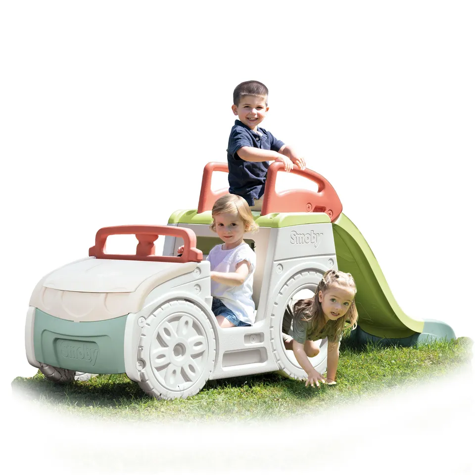 smoby-life-adventure-car-spielauto-rutsche-sandkasten-recycelt image 1