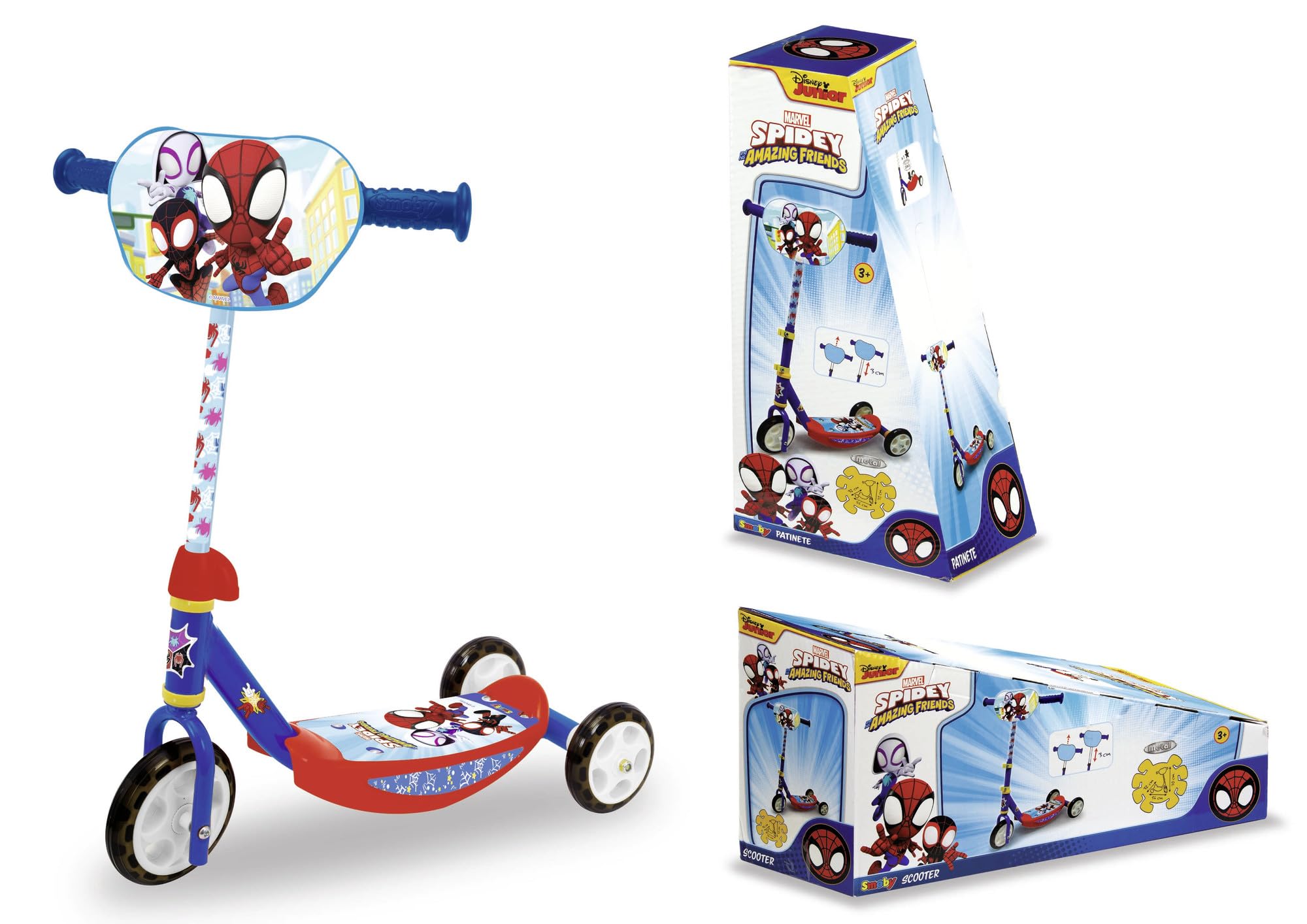 smoby-spidey-kinderroller-3-r-der-verstellbar-ab-3-jahren image 5