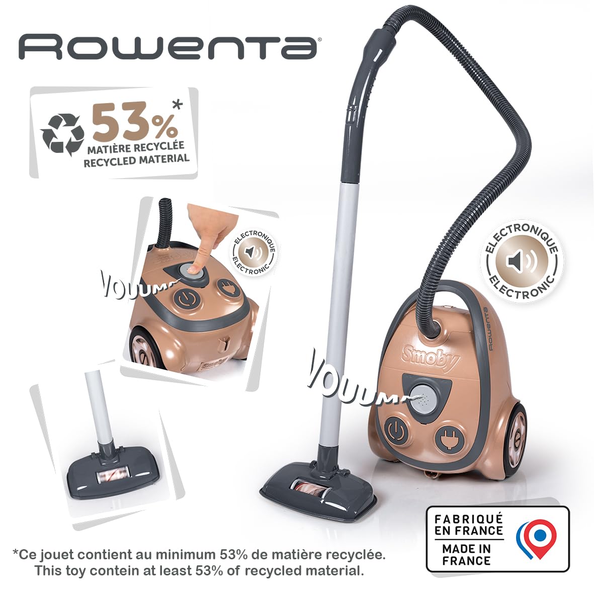 smoby-rowenta-staubsauger-spiel-mit-sound-ab-3-jahren image 2