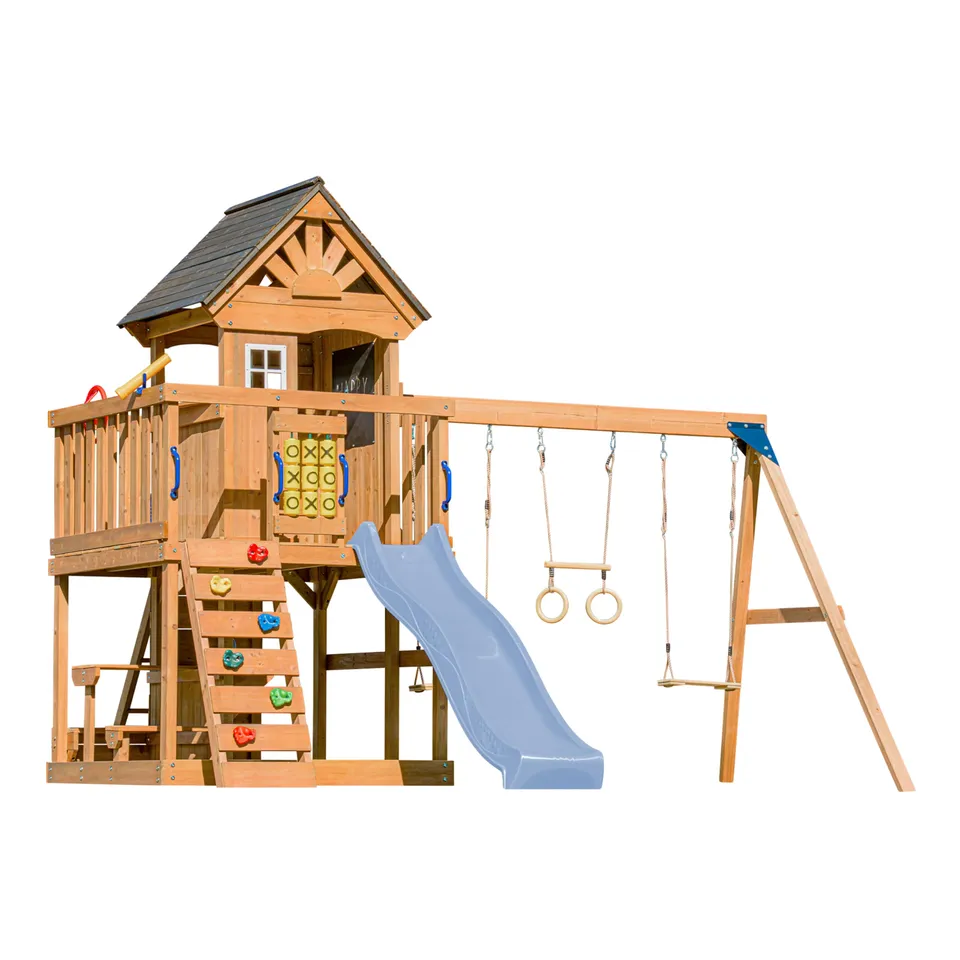 axi-jack-spielturm-holz-pastellblau-rutsche-trapez-220-cm image 1