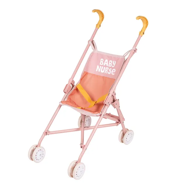 smoby-baby-nurse-puppenbuggy-puppenwagen-rosa-ab-2-jahre image 1