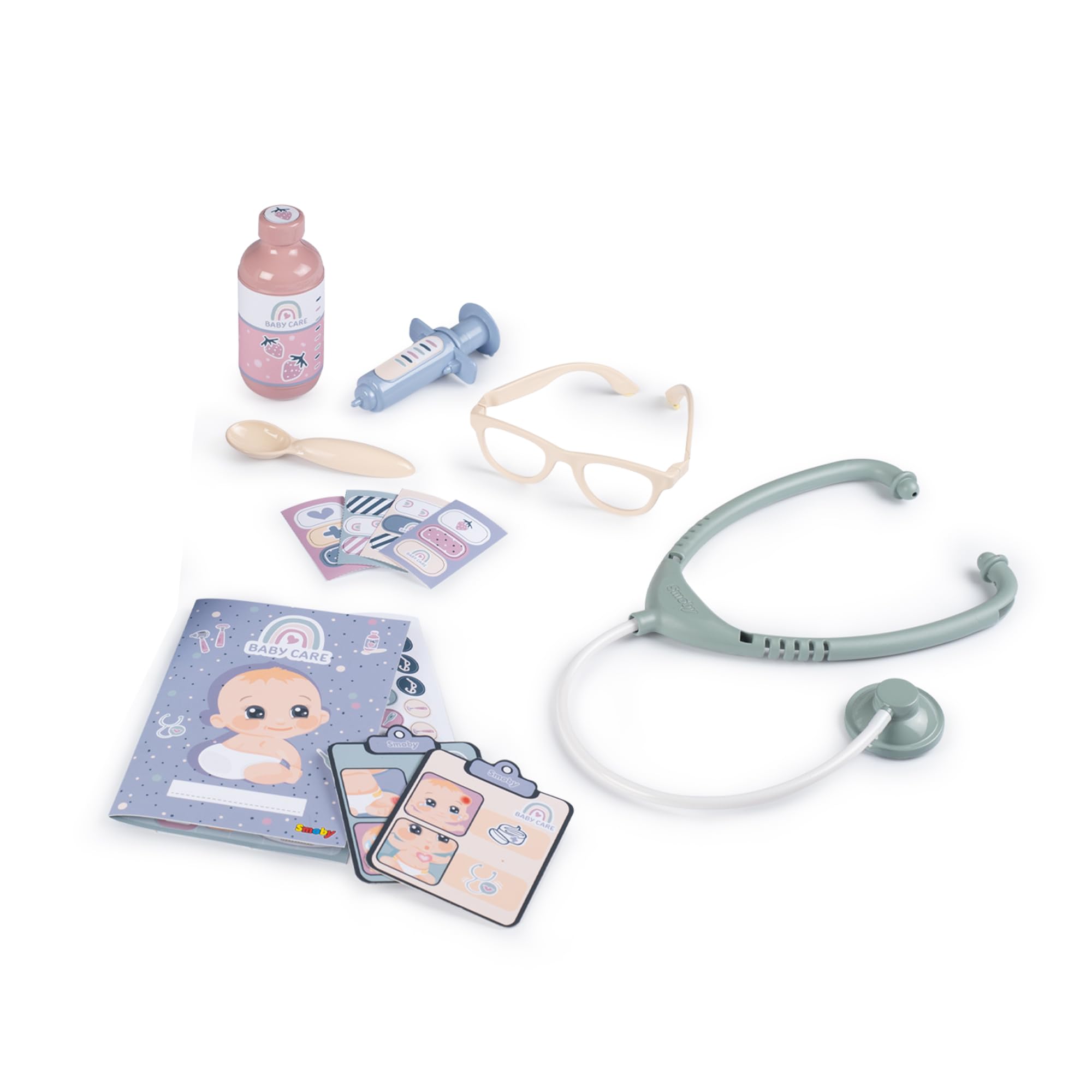 smoby-baby-care-arztkoffer-klein-19-teiliger-doktorkoffer-ab-3-jahren image 4
