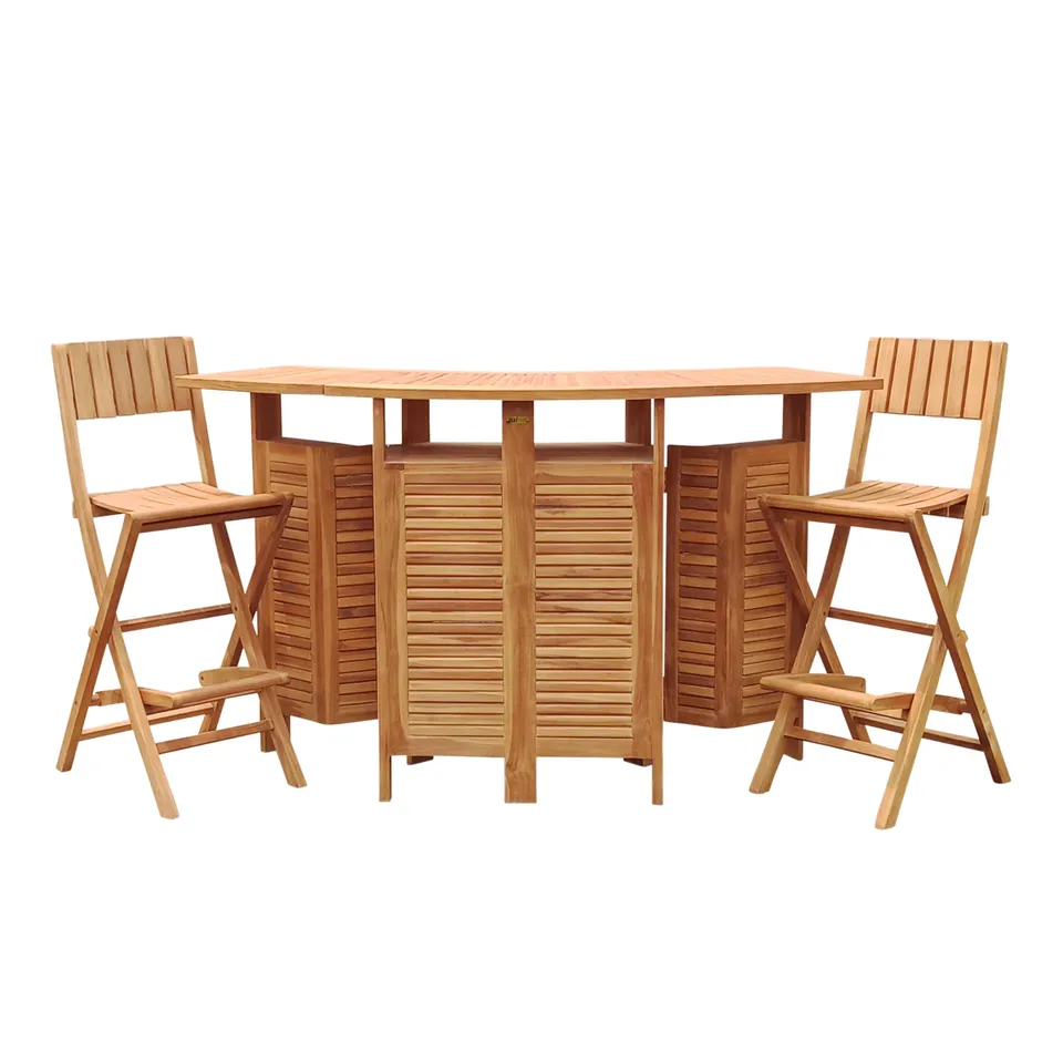 axi-bruno-gartenbar-teak-mit-2-barhockern-klappbar-stauraum image 1