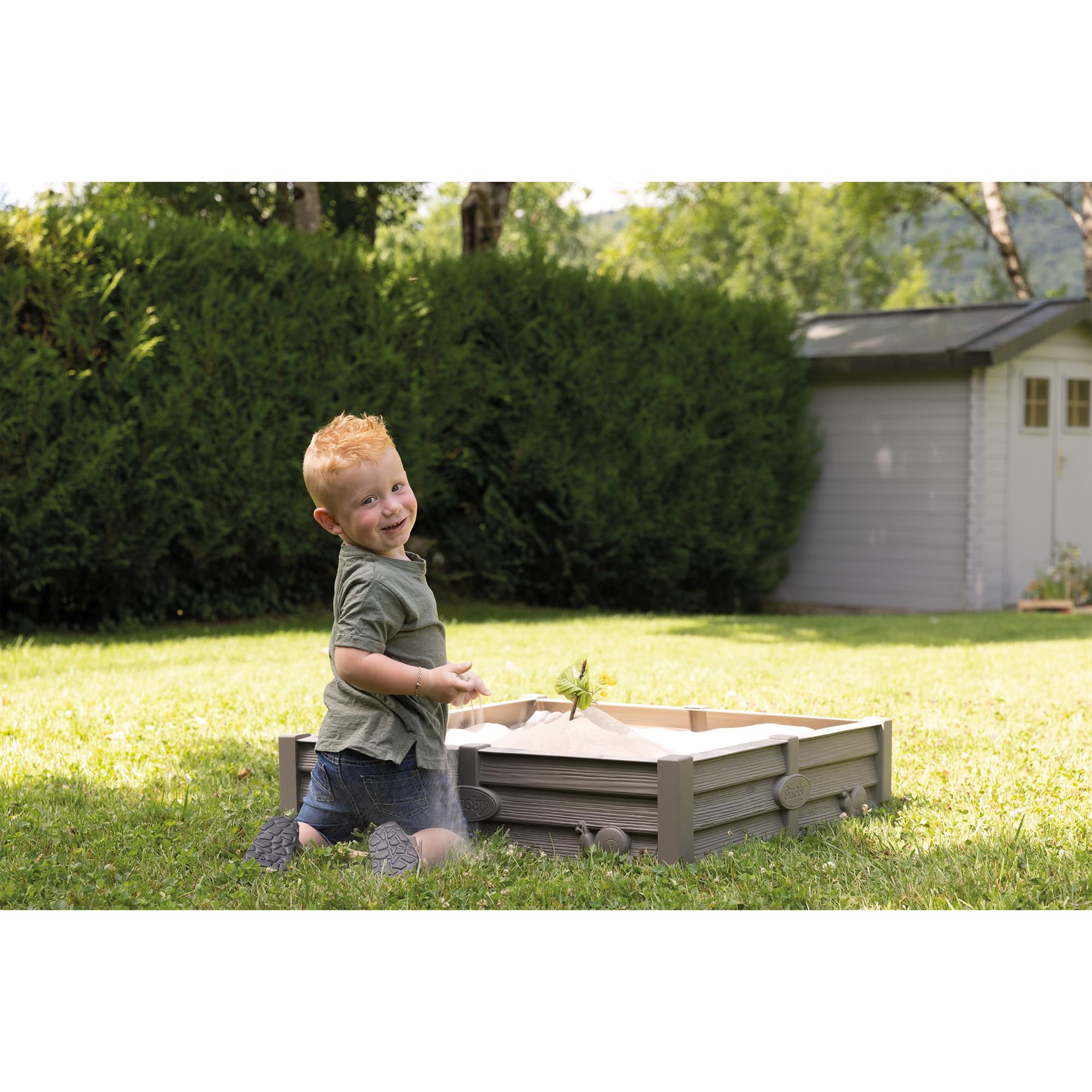 smoby-life-square-garden-sandkasten-beet-76x76-cm image 3