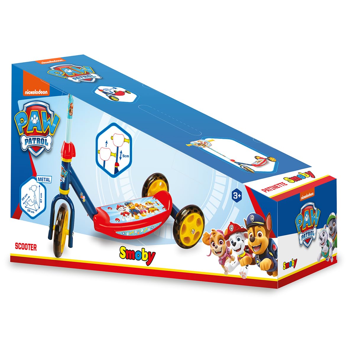 smoby-paw-patrol-3-rad-scooter-kinderroller-ab-3-jahren image 5