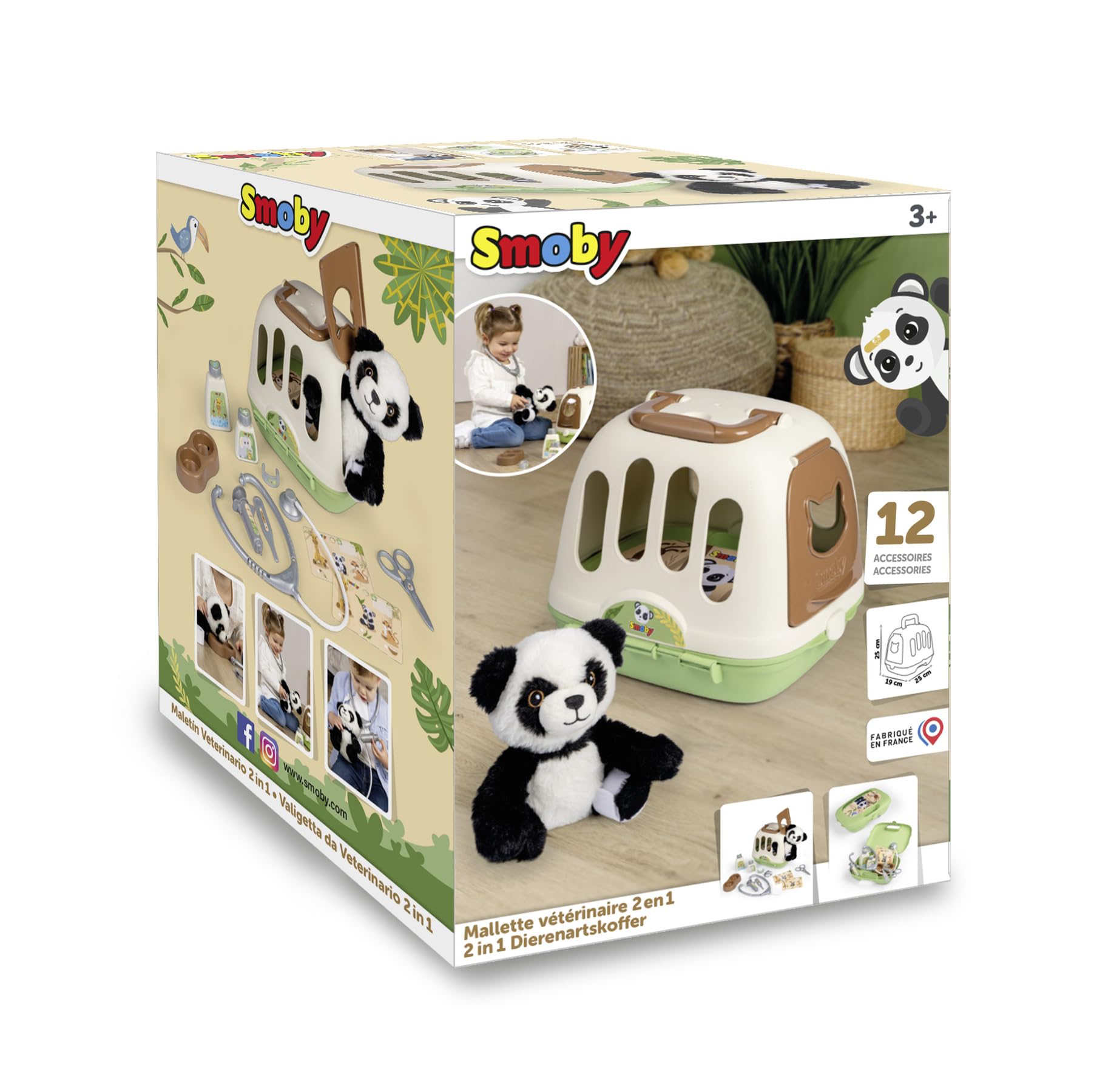smoby-baby-care-tierarztkoffer-panda-transportbox-ab-3j image 5