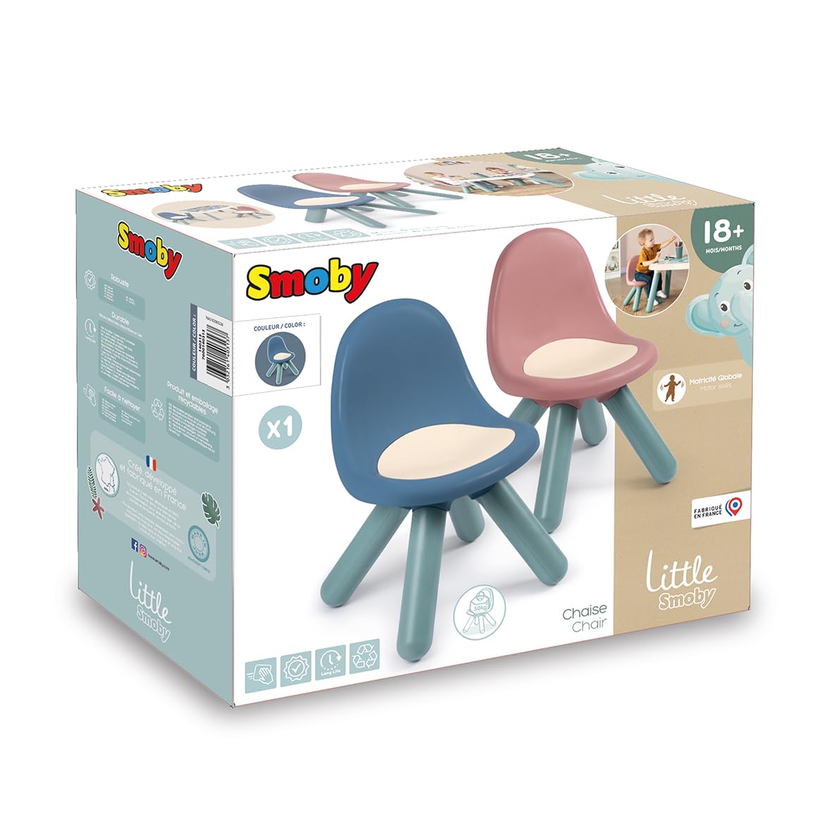 smoby-life-little-kid-stuhl-nordic-blue-bis-50-kg image 7