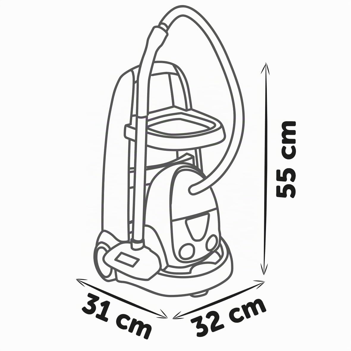 smoby-rowenta-reinigungstrolley-putzwagen-mit-sound image 6