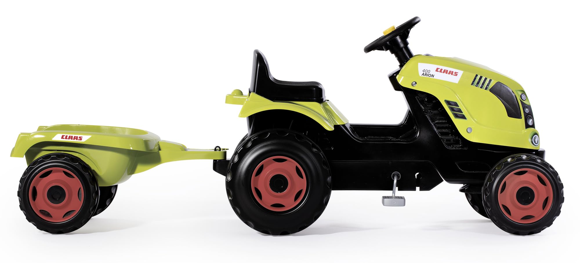 smoby-claas-arion-400-trettraktor-xl-gr-n-mit-anh-nger image 5