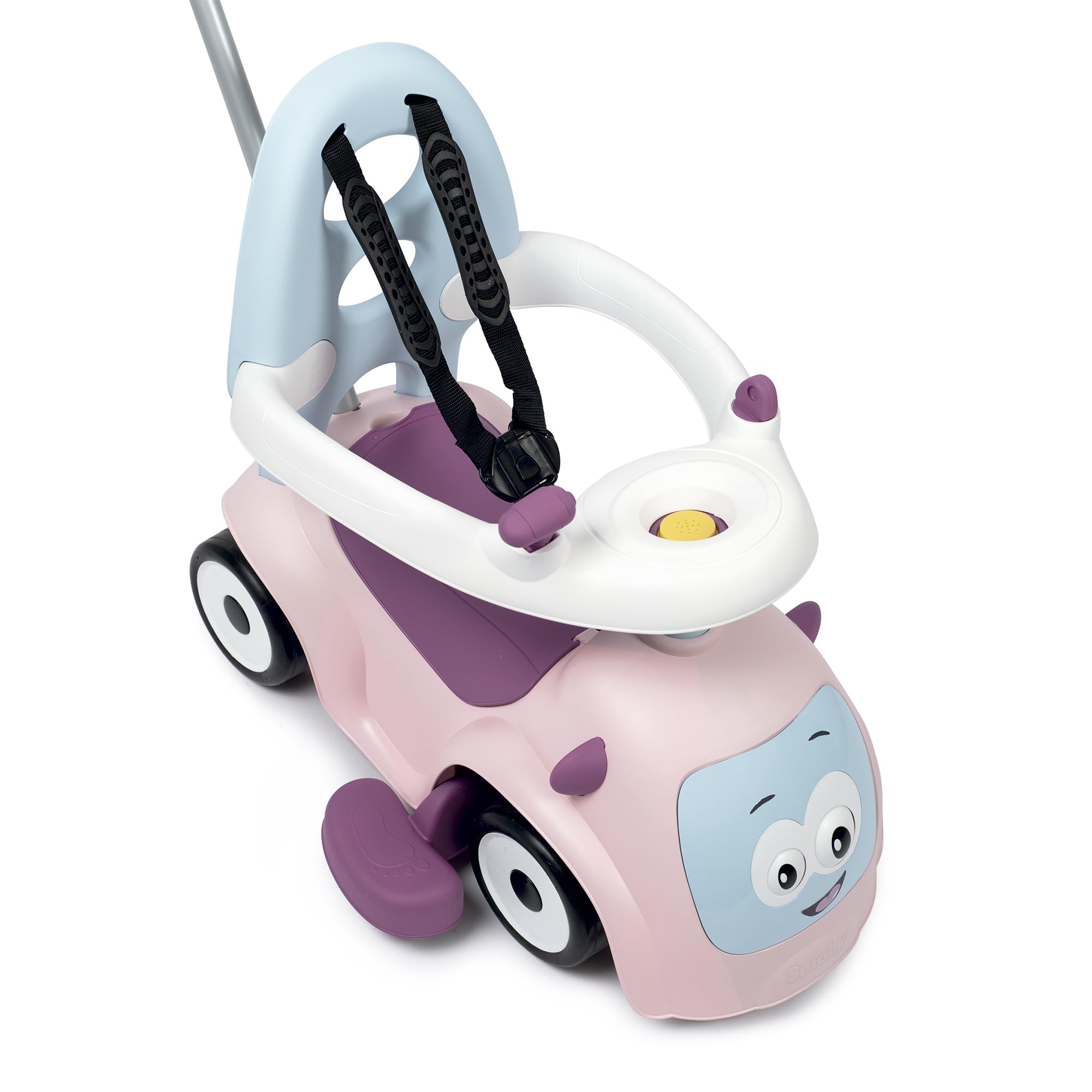 smoby-life-maestro-balade-rutscher-rosa-ab-6-monate-mit-schubstange image 2